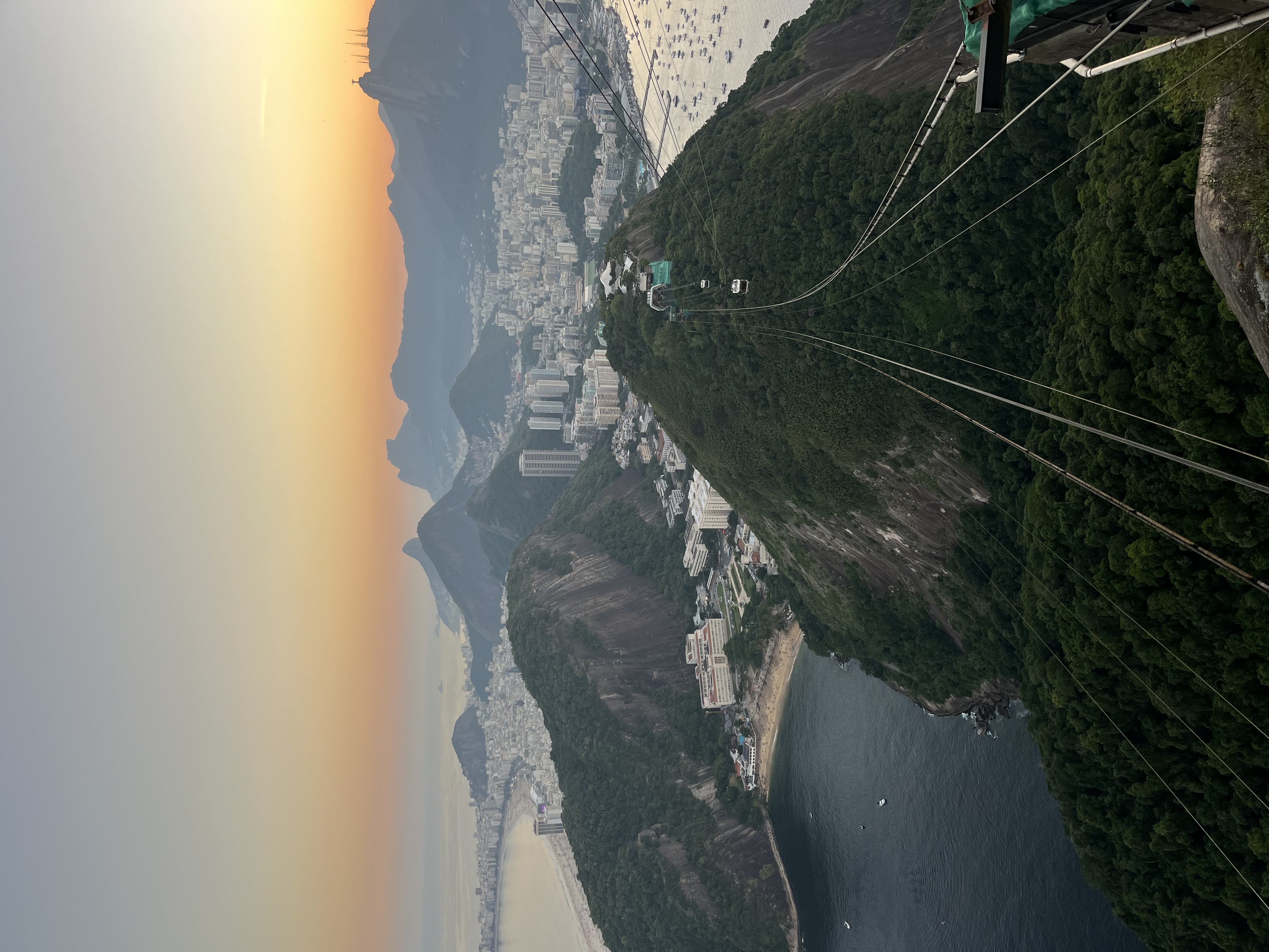 Unreal views from the top of the Sugarloaf Mountain.